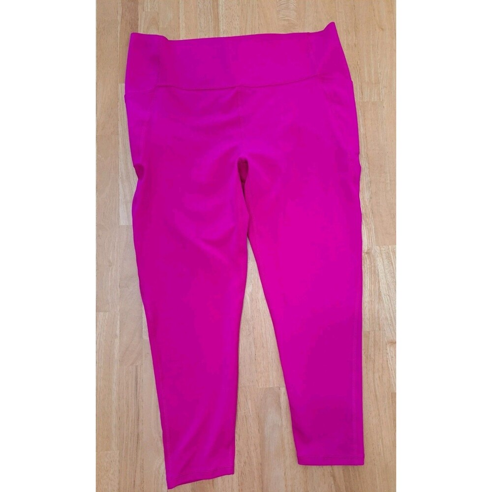 Gap Fit Pink Athletic Leggings with Pockets Women's Size XXL